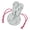 Blue, variant on Giaone Lightweight Polyester Fabric Ears Floral Storage Bag Drawstring Closure
