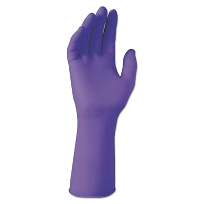 Kimberly-Clark Purple Nitrile Xtra Exam Gloves (50604), 5.9 Mil, Ambidextrous, 12”, XL, 50 Nitrile Gloves per Box, 10 Boxes per Case, 500 per Case