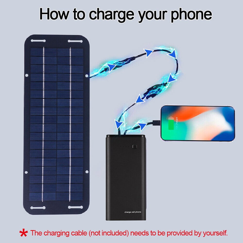 30W Solar Panel 12V Trickle Charger Battery Charger Kit Maintainer Boat Car RV IP65 Waterproof Rating Car Accessories
