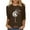 Brown, variant on My Orders Cute Summer Tops for Women Floral Tshirts Shirts Graphic Pack Summer Cotton Tees for Women 2025 Black Summer Tops for Women 2025 Short Sleeve Tunic Tops for Women 3Xl