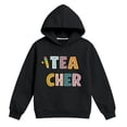 thumbnail image 4 of Hoodies for Toddler Girls Pencil Letter Print Long Sleeve Pullover Kids Sweatshirts Clothes Size 2-3T, 4 of 4