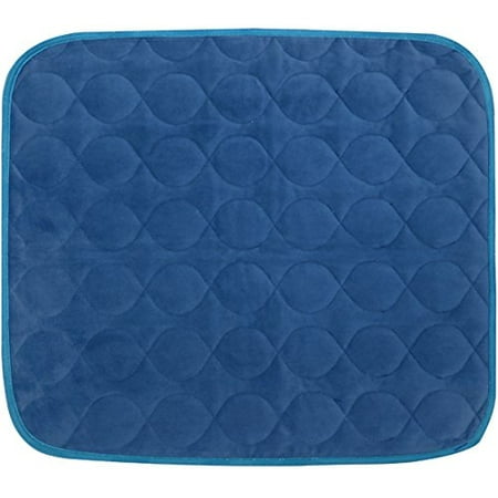 - Platinum Care Pads Velvet Opulence Premium Comfort Chair Pad/Underpad Washable Size - 18X24 (Blue)