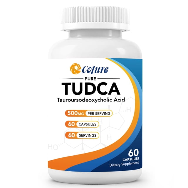 Suplemento Cofure TUDCA 500 mg para el hígado y la vesícula biliar, 60 C