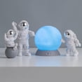 thumbnail image 2 of GROWTH TANK 4 Pcs Mignonne Statue d'Astronaute Ornement en PVC Figurine de Cheminée Bleue, 2 of 9