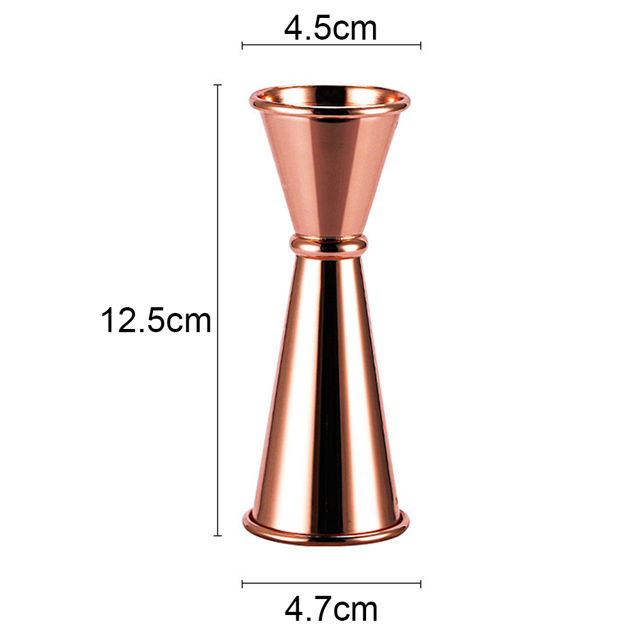 Jigger de acero inoxidable para cócteles, jigger para chupitos, vaso medidor para licor, suministros para barman, jiggers medidores, jigger japonés para bar, coctelería y fiestas