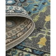 thumbnail image 5 of Feizy Foster Transitional Medallion, Gray/Blue/Green, 10' x 13'2" Area Rug Easy Care Stain Resistant Fade Resistant Classic Bordered Floor Rug for Living room Bedroom, 5 of 7