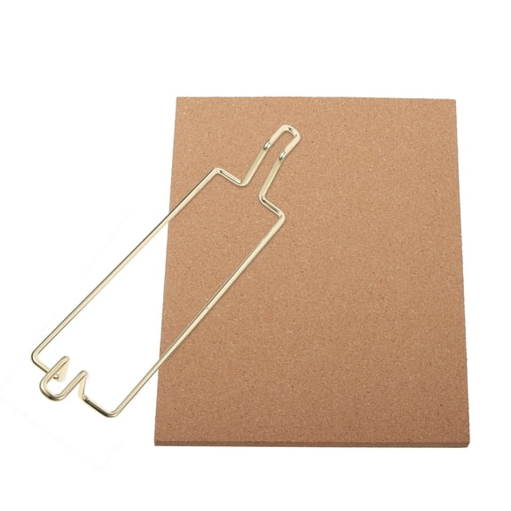 MOKKHNB Desktop Cork Board with Stand, Office Pin Display Board for Photos, Memos, Notes, Home and School Use