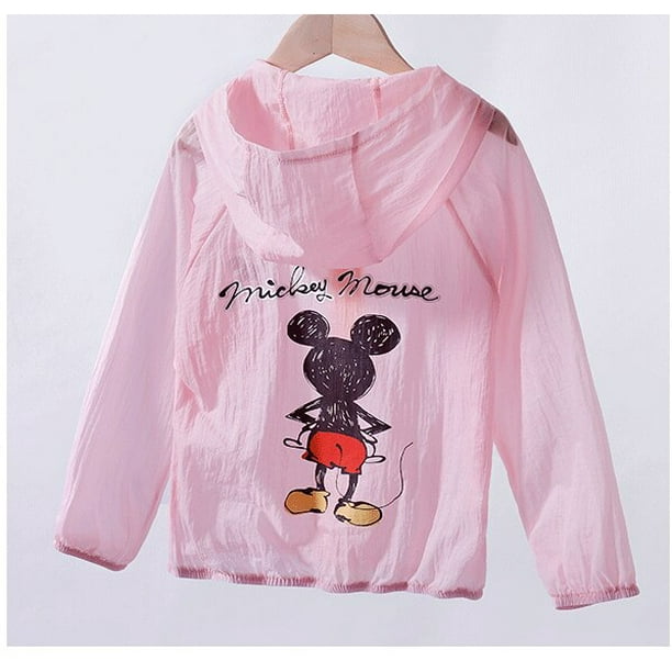 Verano bebé niño niña protector solar abrigo bolso plegable niños chaqueta de dibujos animados chaqueta con capucha aire acondicionado ropa 7T Gao Jinjia LED