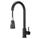 thumbnail image 2 of Grifo de Agua Fría y Caliente Fugacal Mezclador de Acero Inoxidable Negro Para Cocina y Baño, 2 of 8