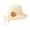 White, variant on Summer Crochet Straw Sun Hats for Women Fashion Wide Brim Floral Decor Bucket Hat Breathable Openwork Foldable Beach Sun Hat Daily Wear Casual Sun Hat(Pink)