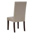 thumbnail image 3 of Emporia Beige Microfiber Dining Chair (Set of 2), 3 of 4