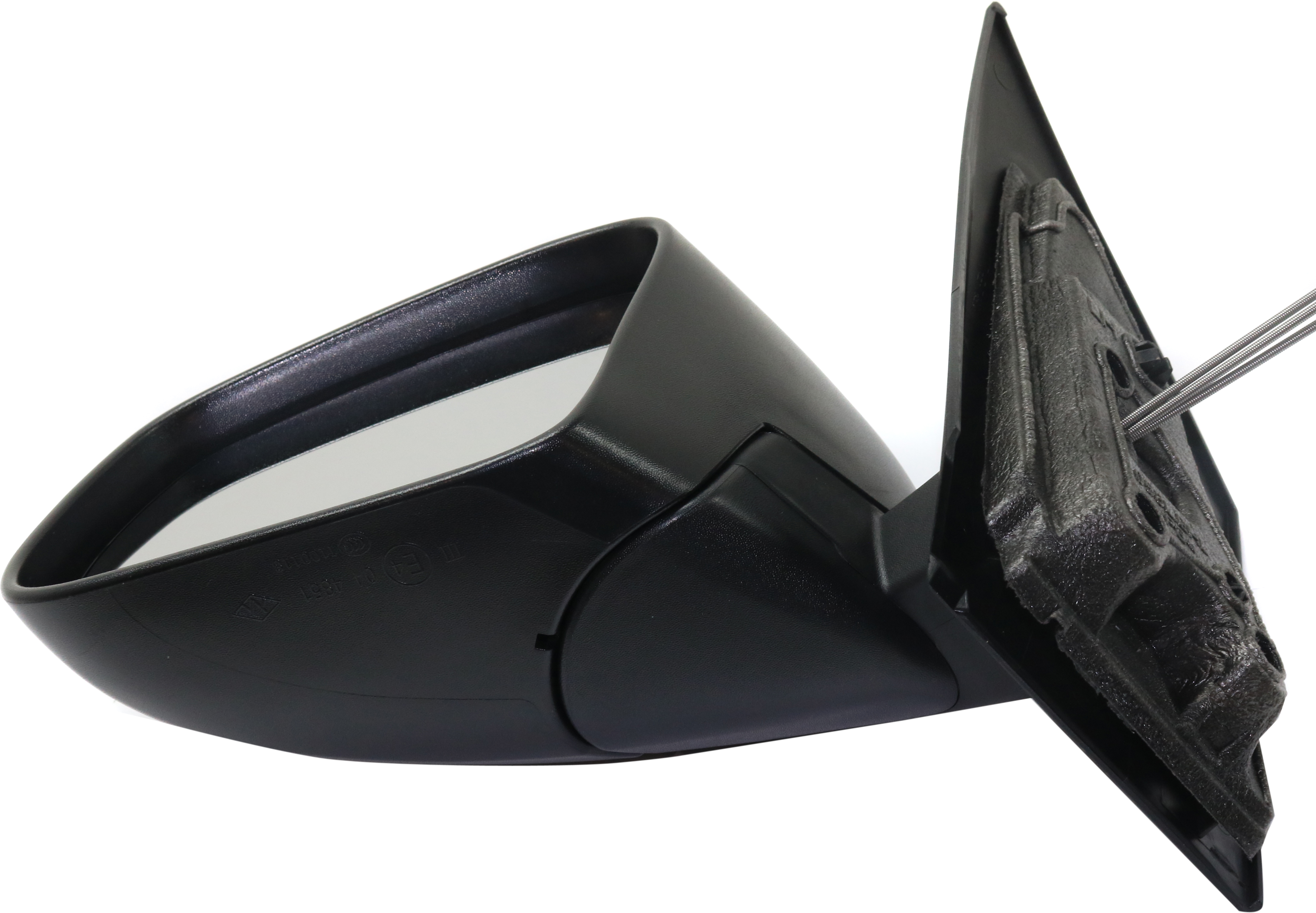 Mirror Compatible With 2016-2018 Smart Fortwo Left Driver Side Textured Black Kool-Vue