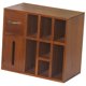 thumbnail image 4 of Caja de almacenamiento del compartimento del gabinete de almacenamiento de madera con la caja del escritorio del escritorio Organizador de escritorio, 4 of 8