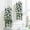 White, variant on Hanging Flower Artificial Vine Hanging Plants Greenery Faux Greenery Artificial Hanging Plants for Outdoors Hanging Basket Polyester Home Garden Wedding Party Decorations
