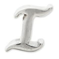 thumbnail image 3 of 925 Sterling Silver Charm For Bracelet Letter I Script Bead Alphabet, 3 of 8