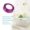 thumbnail image 4 of Gift Wrap Ribbon Wedding Clothes Making Supply Multi-color DIY Craft Accessories Festival Fabric Polyester Ribbons Box Ornaments Purple Red 34, 4 of 7