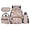 Milk Tea Hamster, variant on Real Oak Leaf Camo Outdoor Backpack Pack, 17 Inch Hunting Style Spacious Bookbag Comes with Thermal Lunch Box, Stationery Bag and Water Bottle Carrier for Outdoor Camping