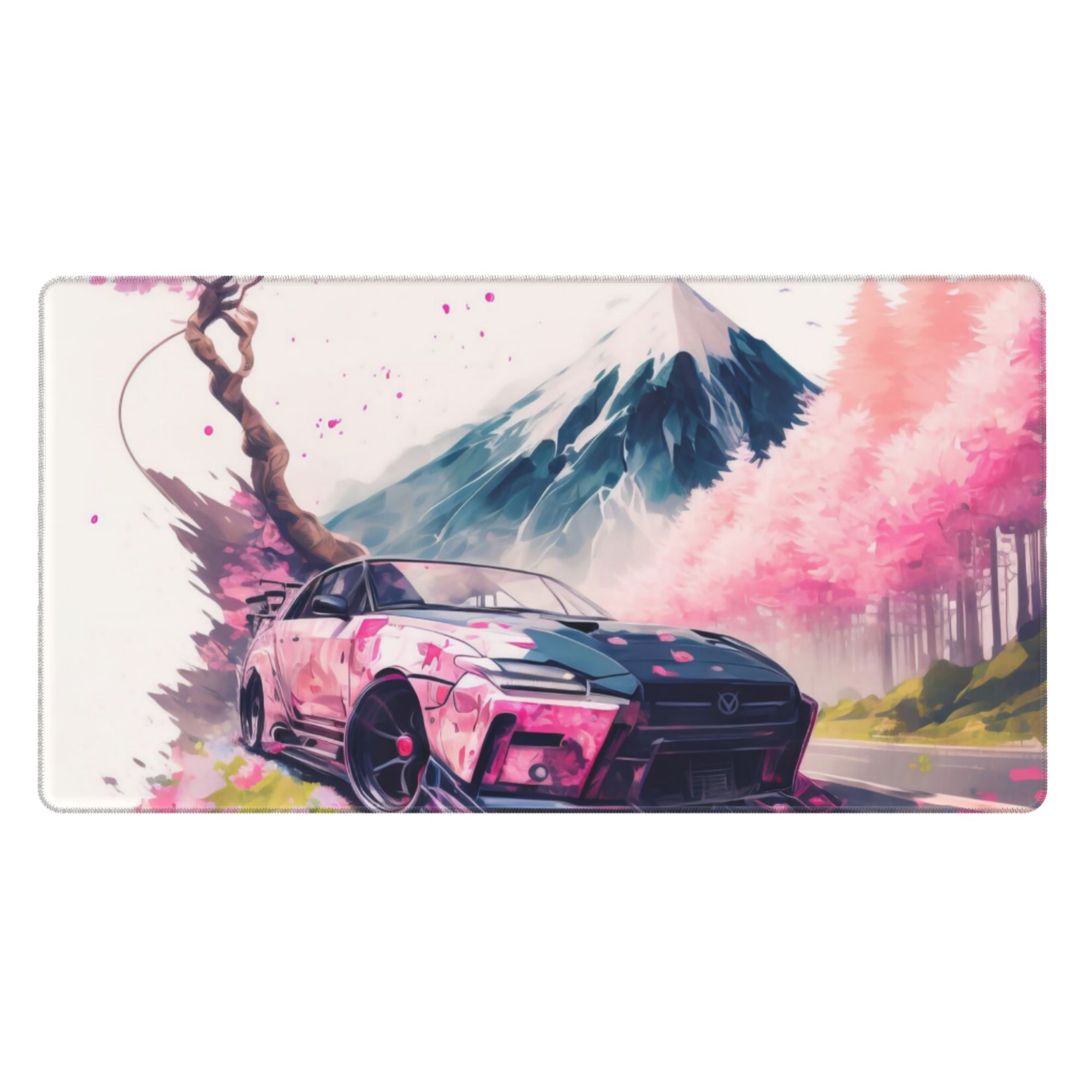 ZICANCN Gaming Mouse Pad, Car Racing Large Mouse Mat Desk Pad, Keyboard