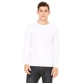 thumbnail image 1 of Bella + Canvas T-Shirt Unisexe à Manches Longues - Blanc - 2TG, 1 of 1