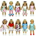 thumbnail image 1 of 18 Inch/45.72 Cm Girl Doll Clothes And Accessories Suitable For All 18 Inch Dolls,, 1 of 4