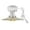Nickel, variant on Kiven Motion Sensor Ceiling Light, Motion Activated Plug-in Ceiling lamp, Modern Iron Motion Lights, Adjustable Delay Time for Laundry Bathroom Stair Hallway,Chrome Finish