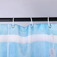 thumbnail image 3 of Shower Curtain, 72 x 72 inches Waterproof Liner Set with Hooks for Bathroom, Leaf U, 3 of 4