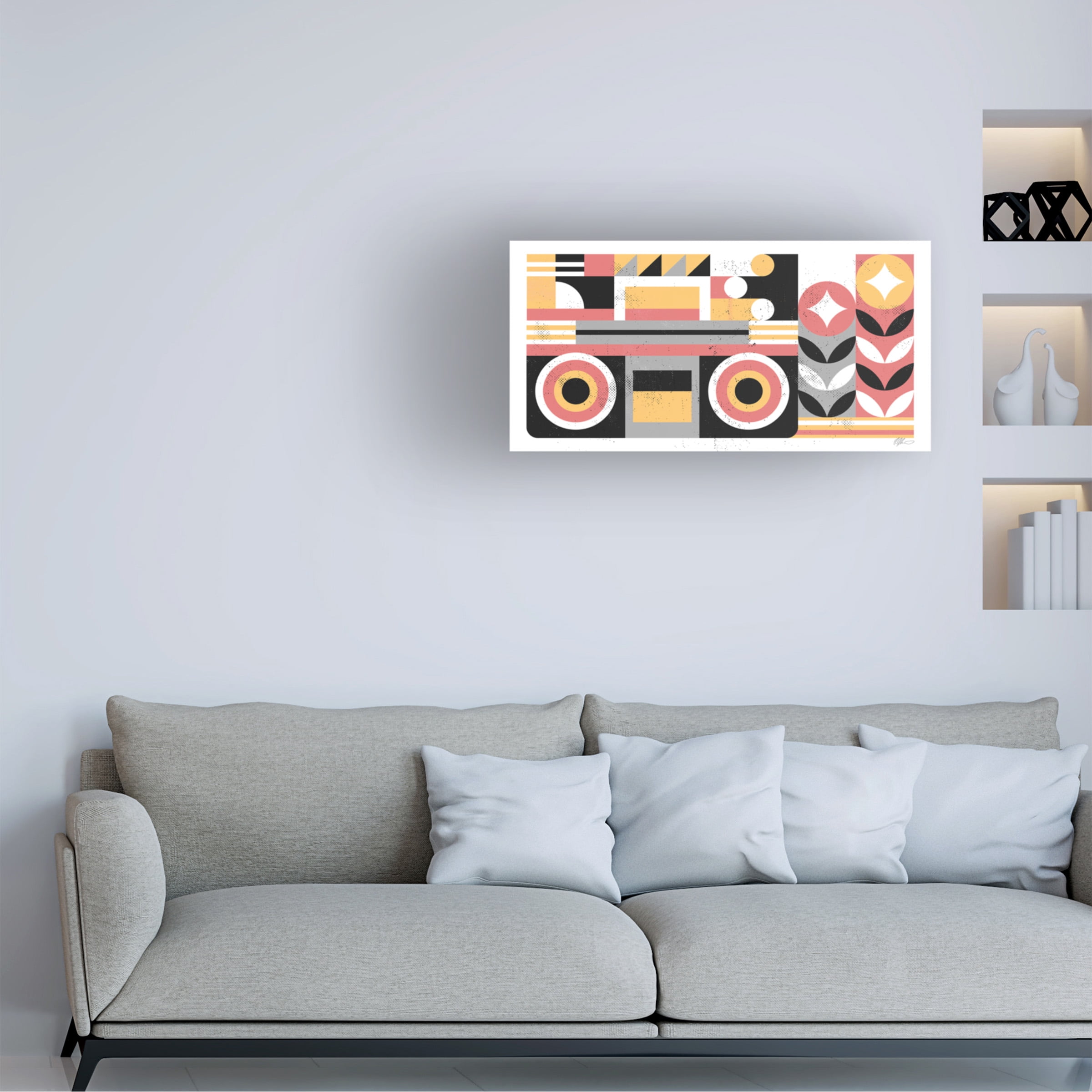 Robert John Paterson 'Abstract Boombox' Canvas Art