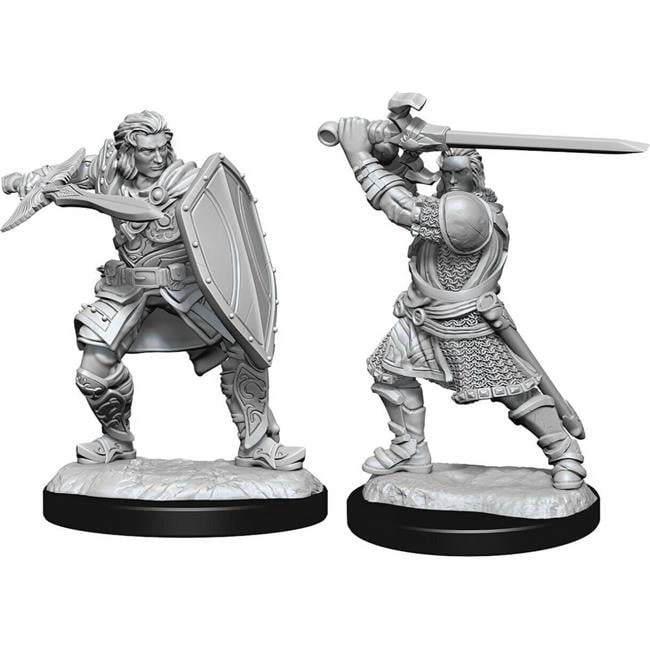 Human Paladin Male Nozurs Marvelous Miniatures D&D Unpainted Miniatures WizKids