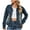 Dark Blue, variant on Oversized Denim Jacket Womens Plus Denim Stretch Denim Jacket, Women's Oversized Mid Long Denim Jacket Jean Biker Coat S-89 Black L