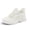 All White, variant on Kid's Breathable Knit Sneakers Non Slip Lace-Up Comfortable Running Shoes Lightweight Sports Shoes For Toddler/Little Kid/Big Kid