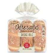 Alfaros Artesano Bakery Sausage Rolls, No High Fructose Corn Syrup, 6 Rolls, 15 Ounce Pack