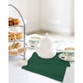 thumbnail image 4 of Pure Olive Green Kitchen Dish Towels for Drying Dishes Set of 3, Simple Solid Color Waffle Weave Microfiber Hand Tea Bathroom Towels Quick Dry & Absorbent Towel 12x12, 4 of 7