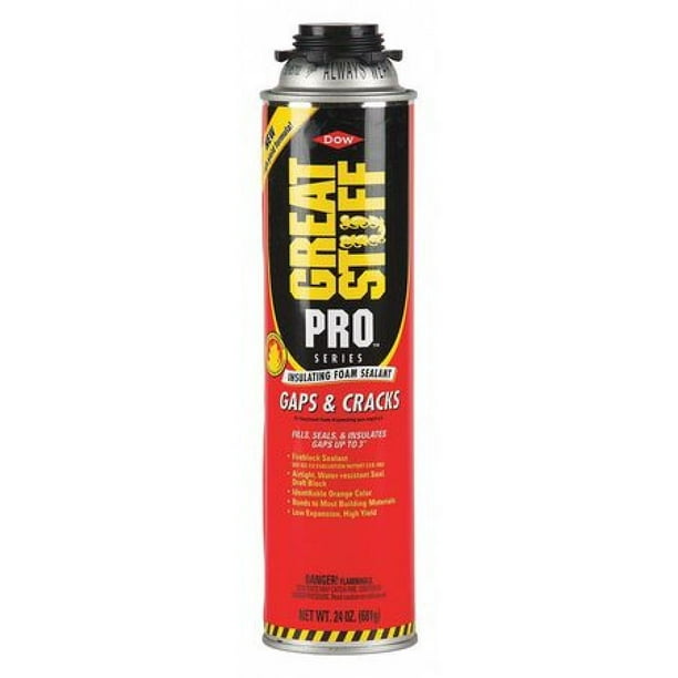 GREAT STUFF PRO 00341557 Insulation Spray Foam Sealant, 24 oz, Aerosol