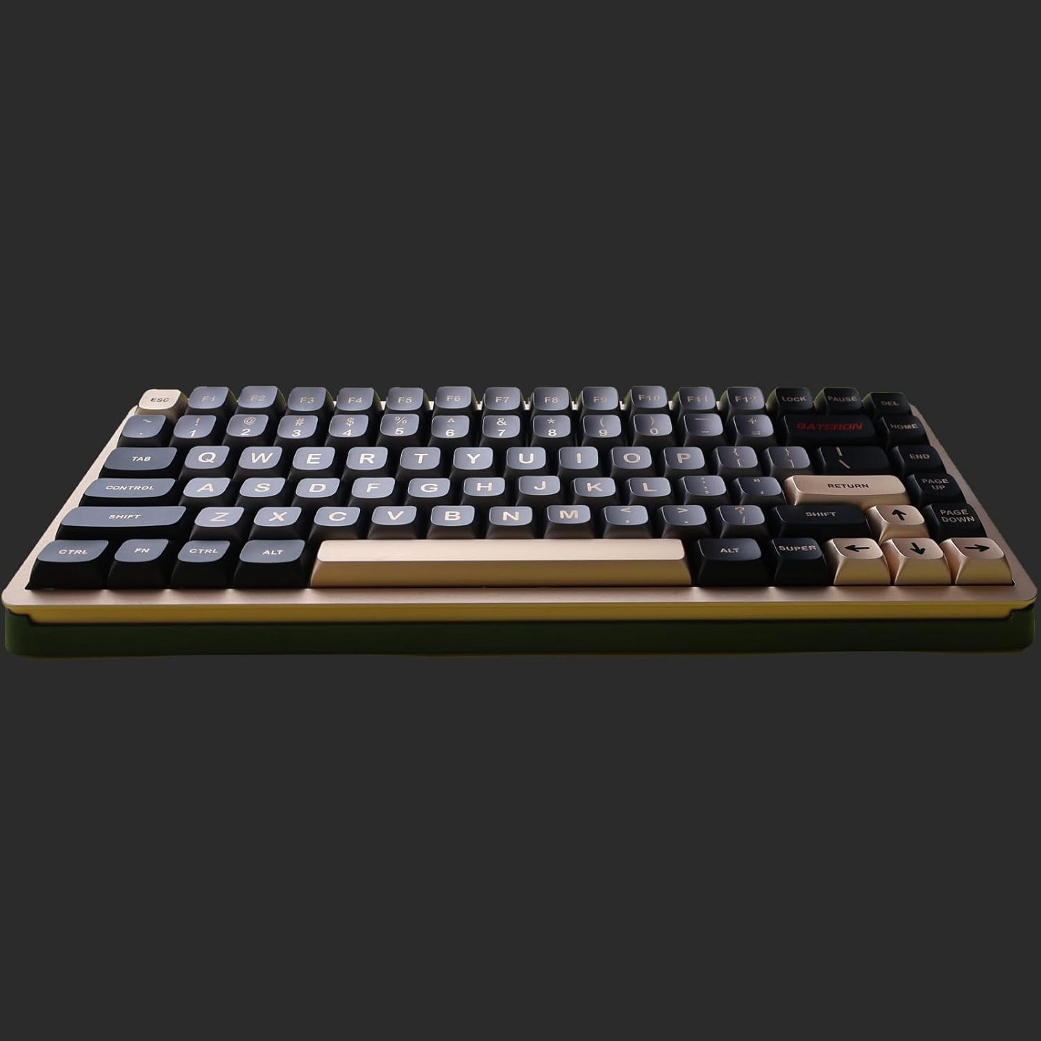 Gateron 112 Metal Keycaps, CNC Machined Aluminum Alloy Keycaps, Custom Height, 112PCS for Ergonomic Mechanical Keyboards