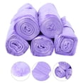 thumbnail image 3 of 5 Rolls Portable Garbage Rubbish Trash Bags With Handle for Home Office Kitchen (Purple), 3 of 8
