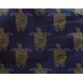 thumbnail image 4 of oneOone Tissu Georgette Viscose Tissu à Imprimé Bloc Tortue BTY 42 Pouces de Large, 4 of 4