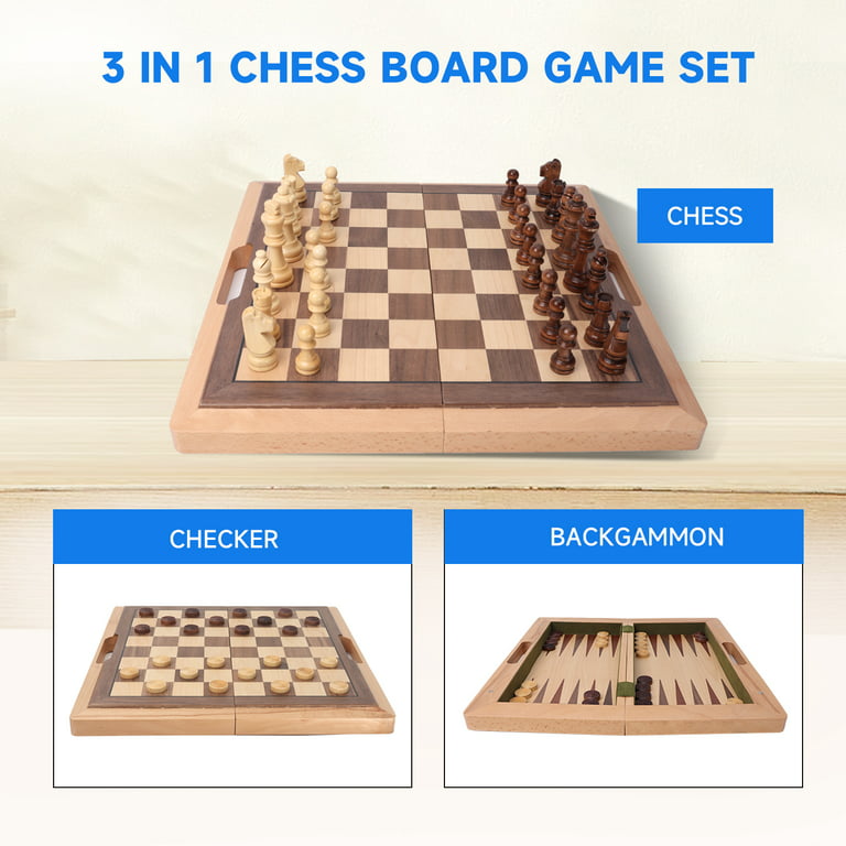 ROO GAMES Quick Chess - Learn Chess with 8 Simple Activities - For Ages 6+  - Chess Set for Kids