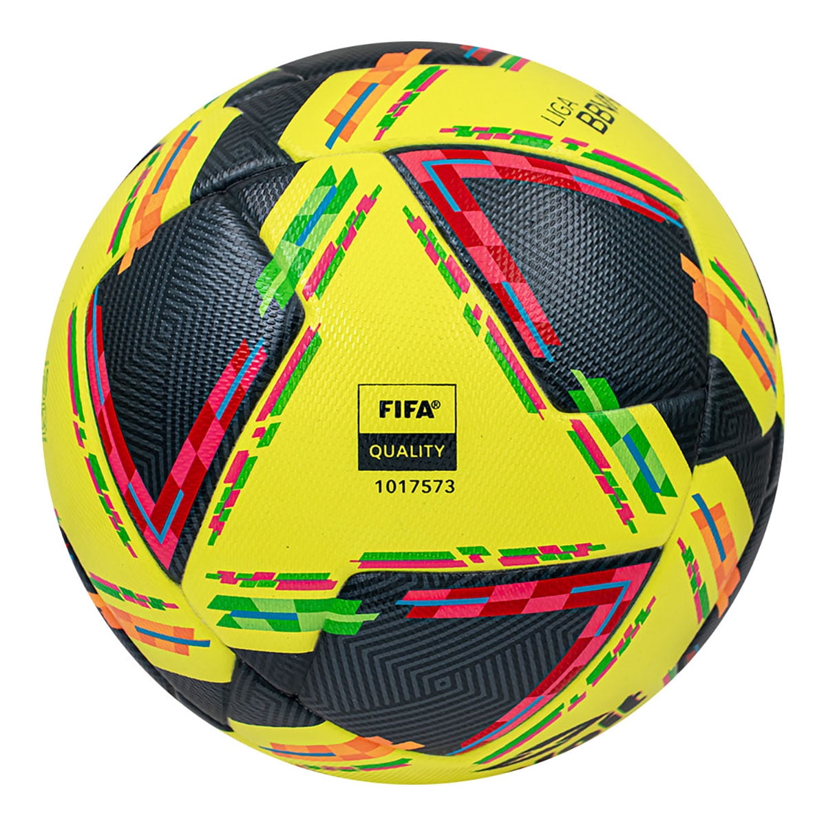 Voit Pro Soccer Ball, Size 5, FIFA Quality, Yellow/Black Multi-Color Design