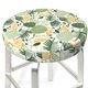 thumbnail image 3 of Balery Hawaiian Style Fundas de asiento para taburete de bar redondo de tela de terciopelo ajustables que protegen de arañazos y manchas para sillas de 14 a 17 pulgadas.-12 inch, 3 of 7