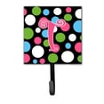 thumbnail image 3 of Letter L Initial Monogram - Polkadots and Pink Leash or Key Holder, 3 of 7