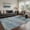 ARA1331-INDIGO, variant on KUETH 2×3 Area Rug Washable for Living Room, Large Black Print Pattern Modern Abstract Soft Non Slip Low Pile Indoor Rug, Bedroom, Dinning Room