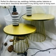 thumbnail image 3 of <p>Metal Cake Stand, Cake Stand Iron Easy To Install Widely Used  For Weddings</p>, 3 of 7