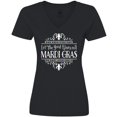 thumbnail image 3 of Inktastic Let the Good Times Roll Mardi Gras Women's V-Neck T-Shirt, 3 of 5