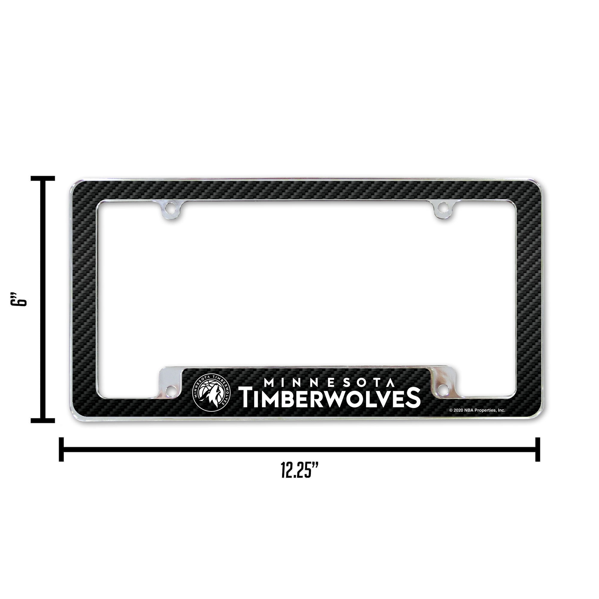 TIMBERWOLVES CARBON FIBER DESIGN ALL OVER CHROME FRAME