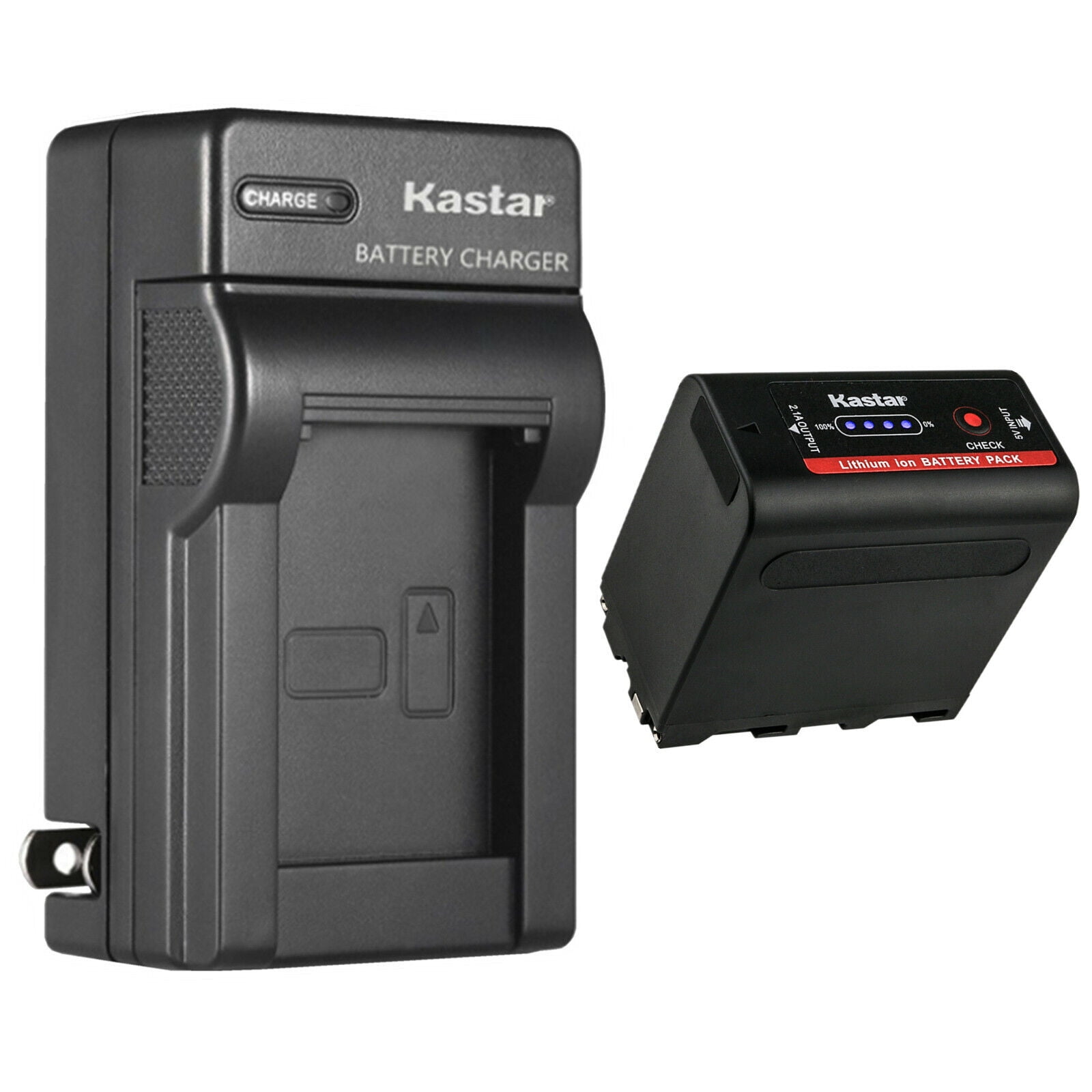 Kastar 1-Pack Battery and AC Wall Charger Replacement for Z Cam E2 E2-M4 Professional 4K Cinematic E2-S6 Super 35 6K Cinema E2-F6 Full-Frame 6K Cinema E2-F8 Full-Frame 8K Cinema Camera