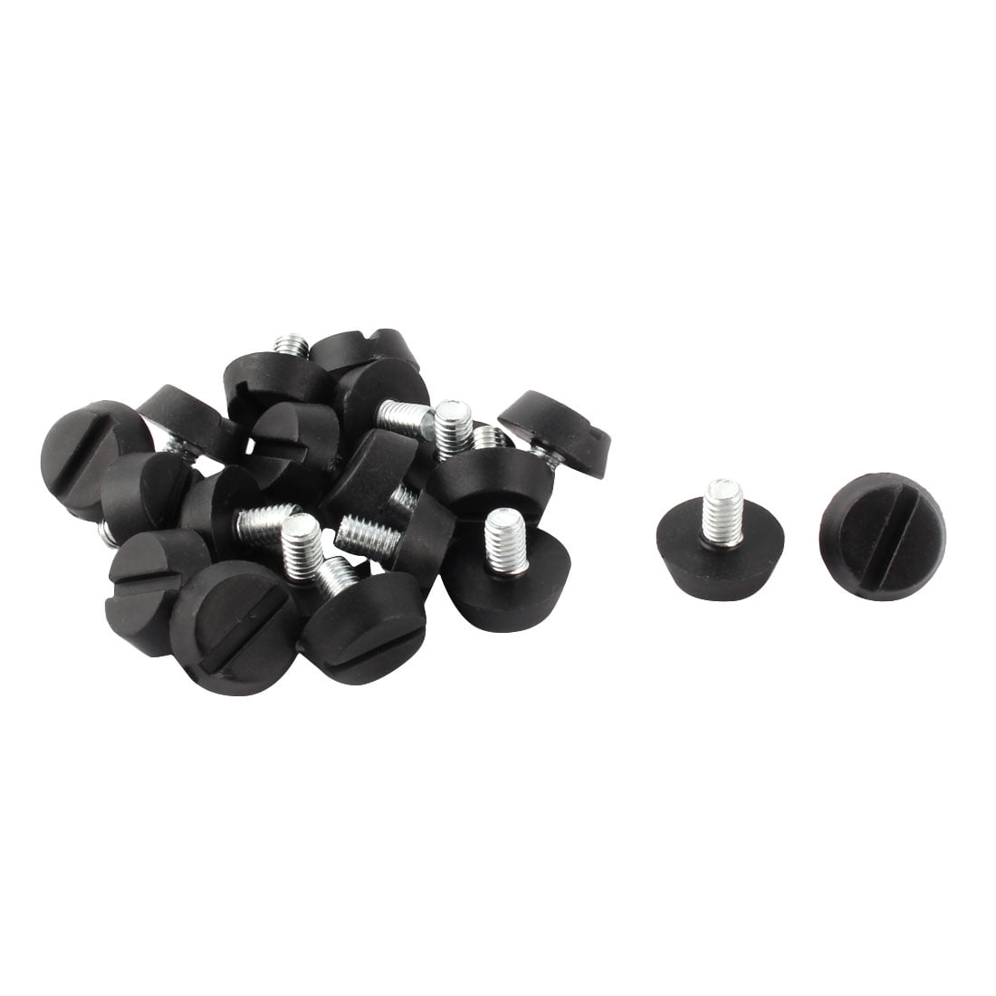 Dormitory Plastic Base Table Adjustable Leveling Foot Glide 6mm Thread