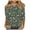 Multicolor Tops for Women_P, variant on CYMMPU Vintage Floral Printed 3/4 Length Sleeve Shirts Summer Fall Basic Tees Crewneck Fashion Tunic Tops Business Work Blouses 2025 Clothes for Women Multicolor M
