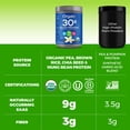thumbnail image 5 of Orgain Organic Vegan 30g High Protein Powder, Plant Based Shake Drink, Prebiotic Fiber, Vanilla, 1.26lb, 5 of 8