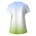 thumbnail image 4 of Njoeus Women's Scrub Tops V-Neck Short Sleeve T-Shirts Working Uniform Dressy Blouse with Two Pocket S-XXL, 4 of 4
