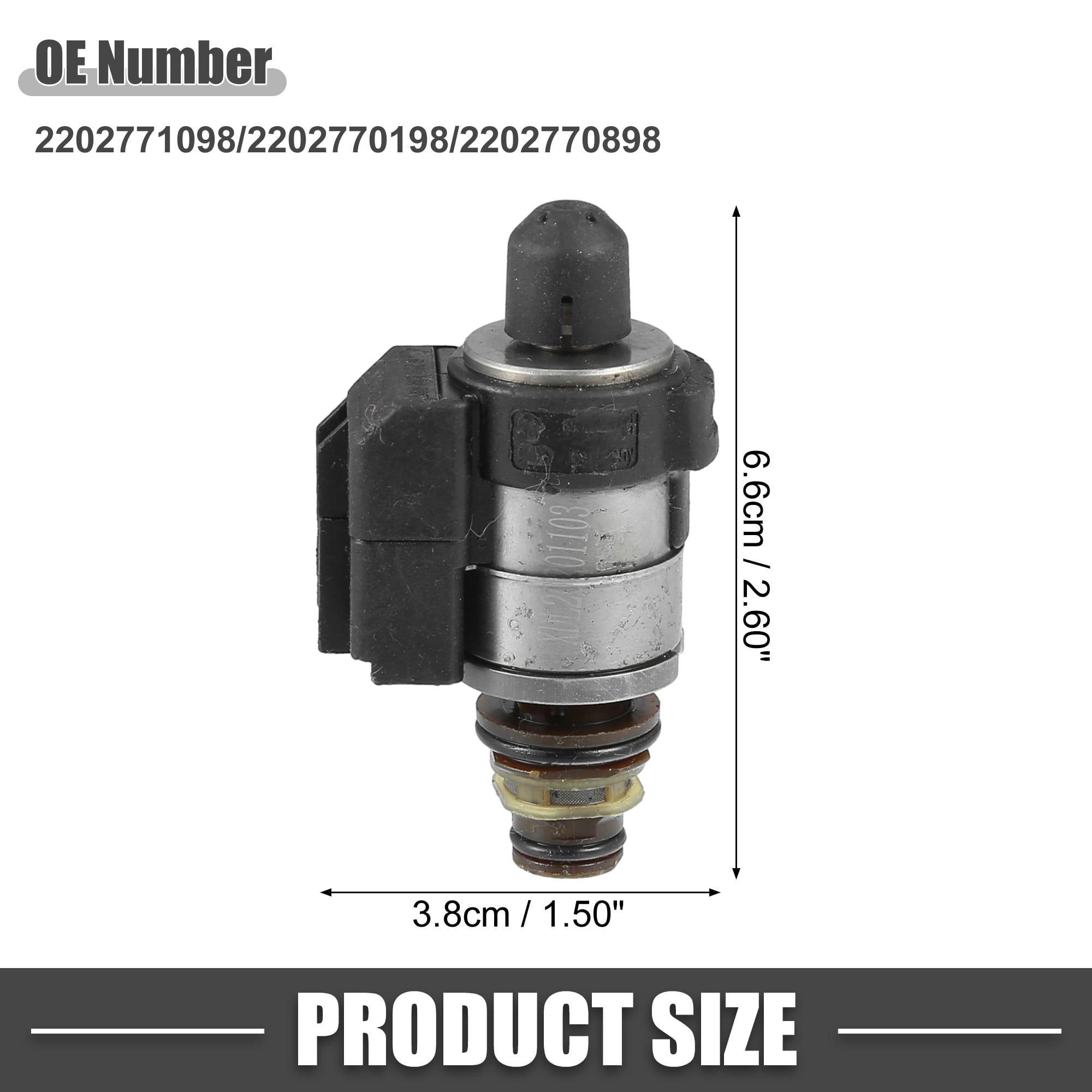 Unique Bargains Transmission Shift Solenoid for Mercedes Benz 722.8 2004-2017